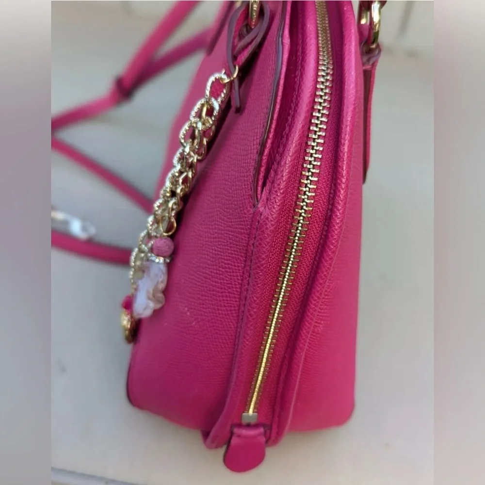 COACH PRINCE STREET MINI Pink Ruby SATCHEL crossbody SHOULDER BAG 34940 Leather - Picture 11 of 14